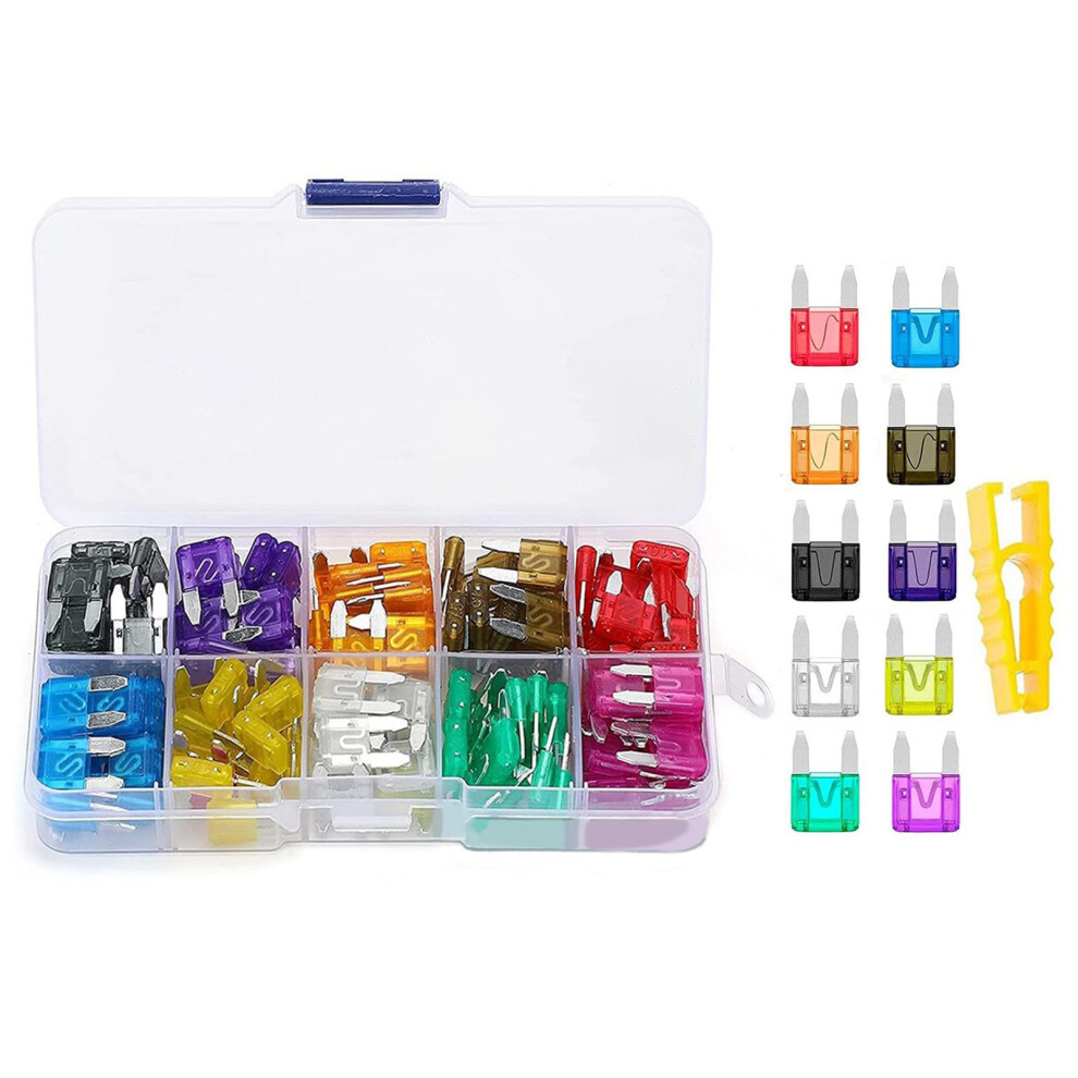 Multifunctional Vehicle Fuses Set 120Piece Colorcoded Small Fuses Kit For Secure Electrical Systems Portable Accessory 9426802716658