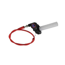 22 mm Aluminium Acerbs Gasgriff Quick Twister + Gaszug-Rot