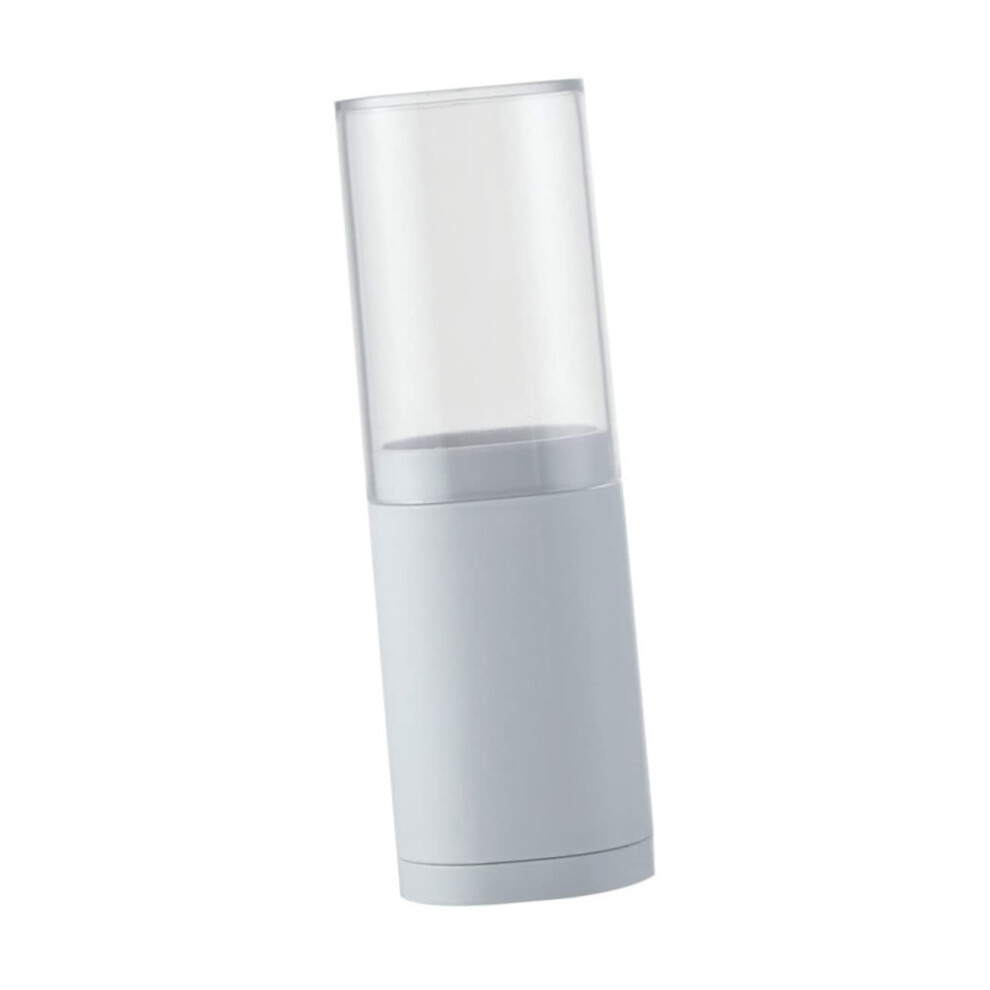 Portable Toothbrush Cup and Holder, Compact Travel Case, White, SpaceSaving for Outdoor and Home Use