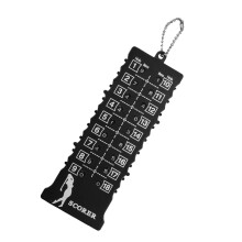 Golf Score Counter Handheld Scorer With Keychain Score Indicators And Shot Clickers For Golf Game