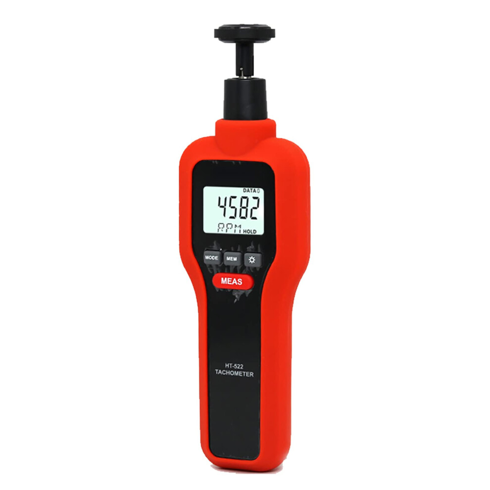 Rpm Meter, 2 In 1 Contact And Noncontact Tachometer, Range 119999Rpm/199999Rpm, Largescreen Lcd Display, Clear Reading Ref: 6072 9382693934352