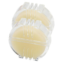 sourcing map Beeswax Thread Conditioners Thread Wax Block with Plastic Box for Quilting Sewing, Embroidery Wax Sewing Supplies 2pcs (White)