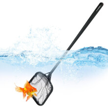 Fine Mesh Pool Salvage Net, Debris Remover for Fish Tank Tubs, Ergonomic Handle