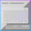 10inch Backlit Keyboard Bluetooth Protable Mini Mute Keyboard for Cell Phones Tablets and Laptops Wireless Keyboard A 5