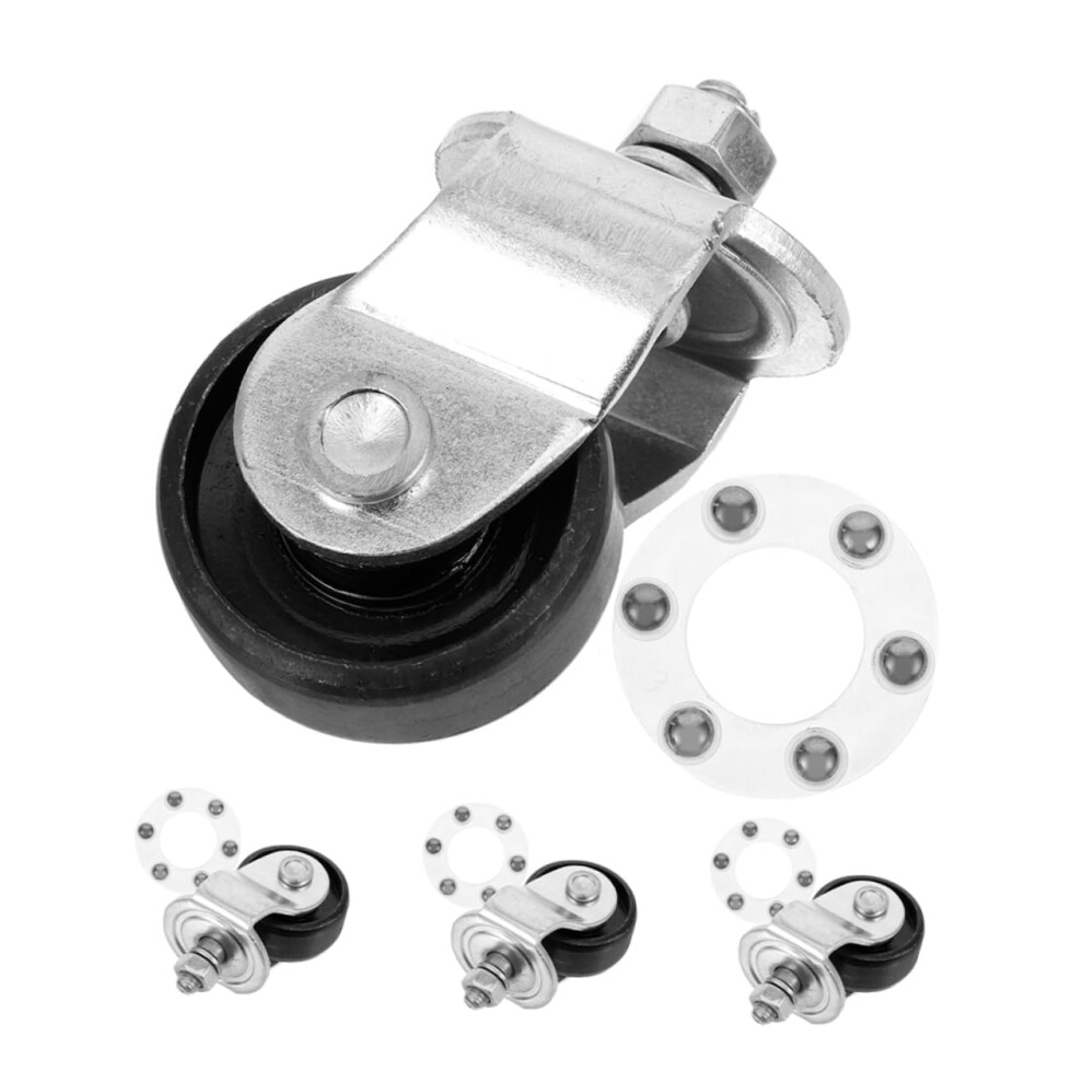 4Pcs Heavy Duty Floor Replacement Caster For Jack Durable Construction For Garage Use Offers Stability And Support For Hydraulic 9347817241754