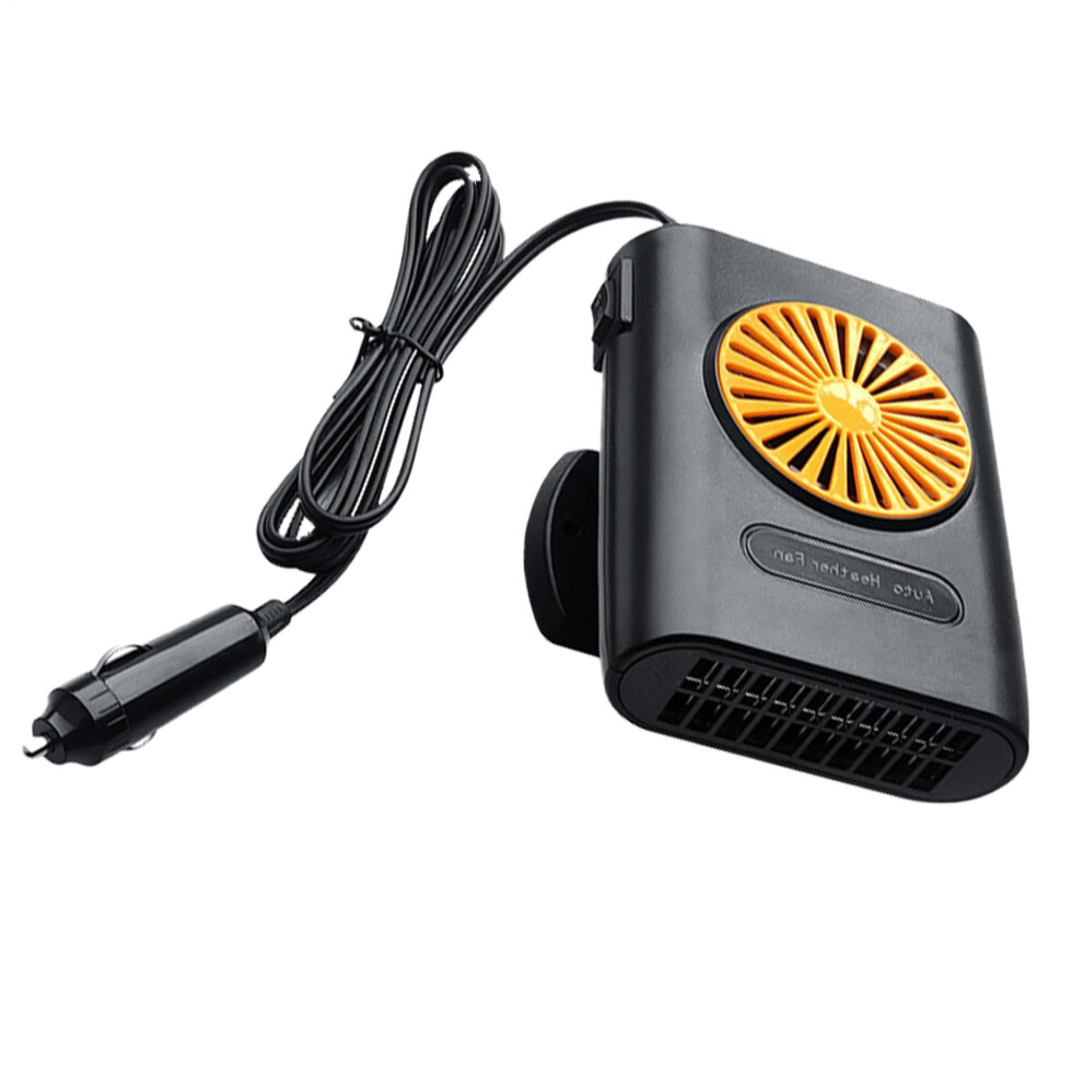 Car Heater With Fast Defrosting, 12V Windshield Defroster, 360 Adjustable Heating Fan For Winter Driving, Orange 9426802717457