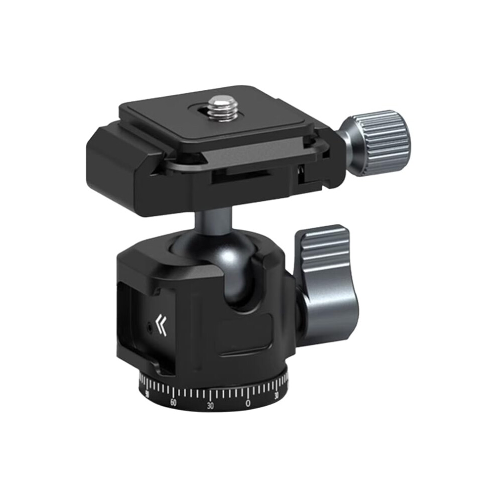 Ball Panoramic Tripod Heads Aluminum Rotating Ball Head With Cold Shoe Mount Adapter For Dslr Camera And Phone Mount 9347817347333