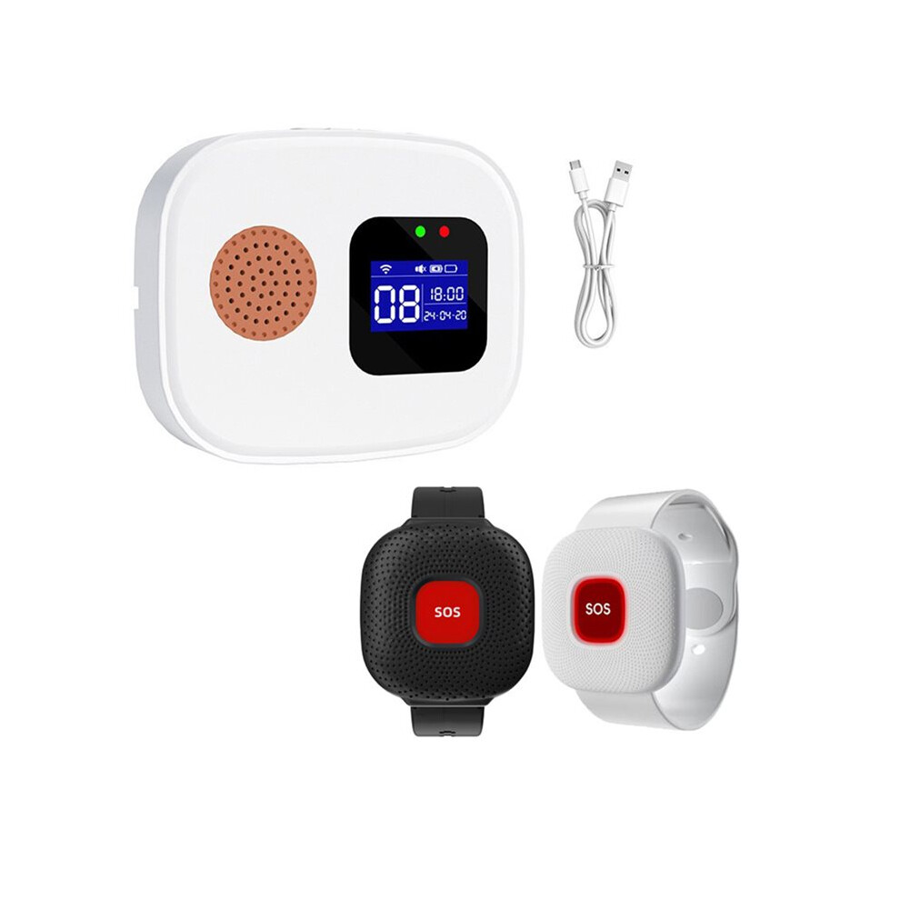 Istovo Wifi Caregiver Pager Nurse Call Button For Elderly Digital Display Hospital Alert System Alert Button For Restaurant
