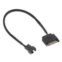 SATA 15 Pin To 3 Pin/4 Pin Laptop Motherboard CPU Fan Extension Cable Durable 50cm Compatible With Laptop Fans