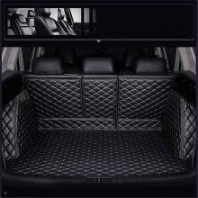 Car All Inclusive Rear Trunk Mats Boot Liner for Volvo XC40 2018, AntiScratch NonSlip Cargo Tray,Black