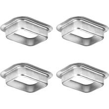 2" X 3" Rain Gutter Downspout Drop Outlet Aluminum K Style (4 Pack)