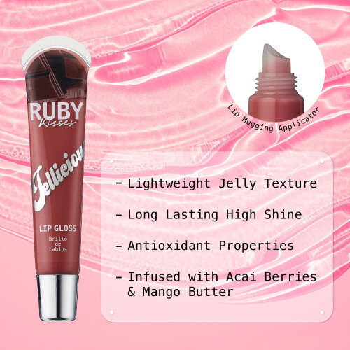 Ruby Kisses Jellicious Mondwater Lipgloss (JLG10 - Chocoloco) 1