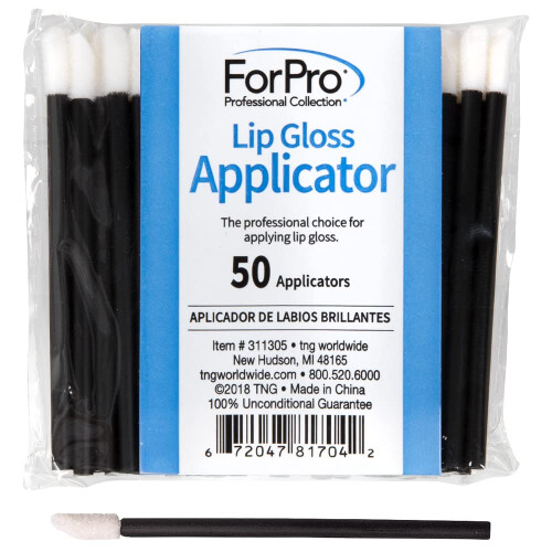 Applicatori per Lip Gloss Usa e Getta ForPro, Pennelli per Trucco, 3" L, 50 Pezzi