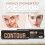 Profusion Cosmetics Παλέτα Μακιγιάζ Contour 5 Χρωμάτων Υψηλής Χρωματικής Απόδοσης 5