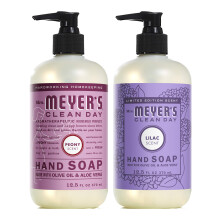 Mrs. MEYER'S CLEAN DAY Handseifen-Bundle in limitierter Auflage (Flieder und Pfingstrose)