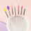 300 Pack Engångs Lip Gloss Applicators Lipstick Wands Makeup Set (Guld-300st) 5