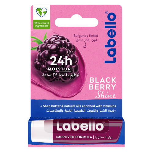 Labello BlackBerry Shine Lippenbalsam 4,8 g