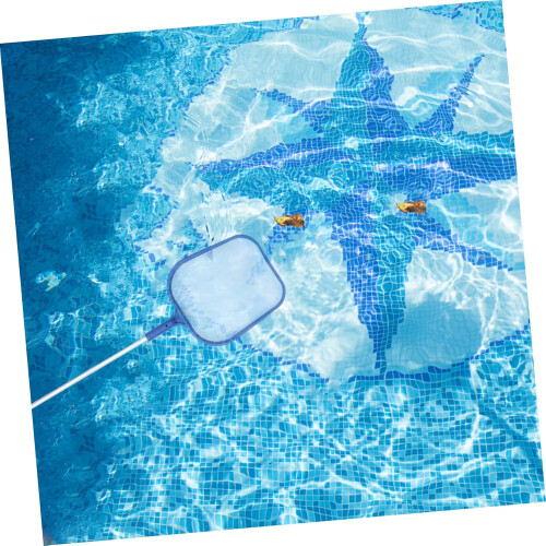 1Set Pool Cleaning Net with Detachable Pole Lightweight Mesh for Debris 2