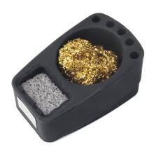 Soldering Iron Tip Cleaner with Heat Resistant Brass Wire and Soft Silicone Holder