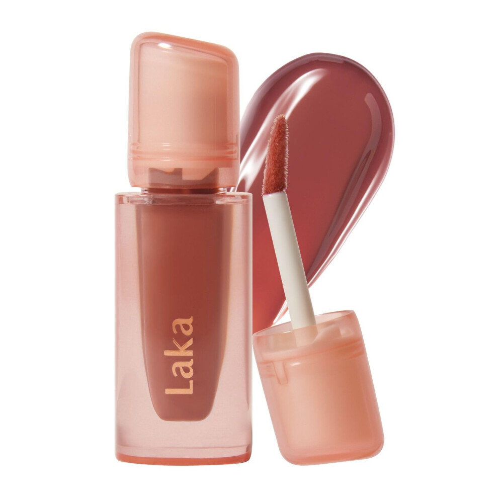 Laka Jelling Nude Gloss Hydrating Lip Gloss Shade 307 Coco Ring 4.5 G - Image 2
