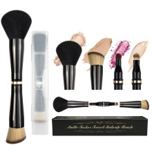 Voxora 4 i 1 Makeup Brush Set - Allt i ett puder/rouge, foundation, blandning & ögonskugga