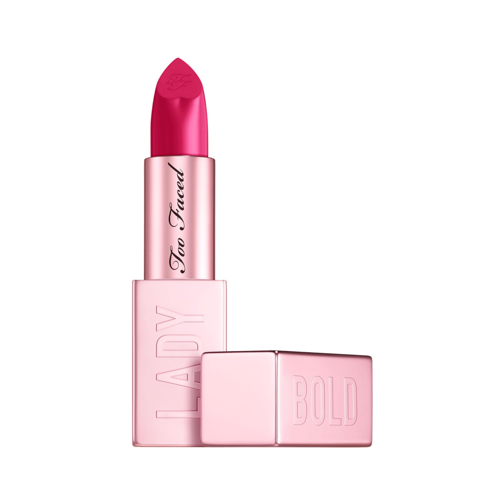 Photos - Lipstick & Lip Gloss Too Faced Lady Bold Cream Lipstick | Creamy High-Impact Color Lightweight Vegan + Cruelty Free 0.11 Ounce Hopelessly Devoted