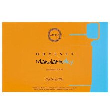 Armaf Odyssey Mandarin Sky - Agrumes, Ambre, Vanille - Coffret Cadeau 4 Pièces pour Hommes