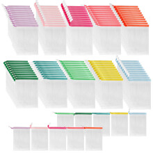 Axigundaone 150 Pcs Bolsas de Malla para Jabón, Bolsas de Burbuja con Cierre, Color Aleatorio