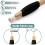 Slick-Lotion Applicator, 17 Inch, 2 Pack, Black & White, Back Applicator for Self Tanner 5