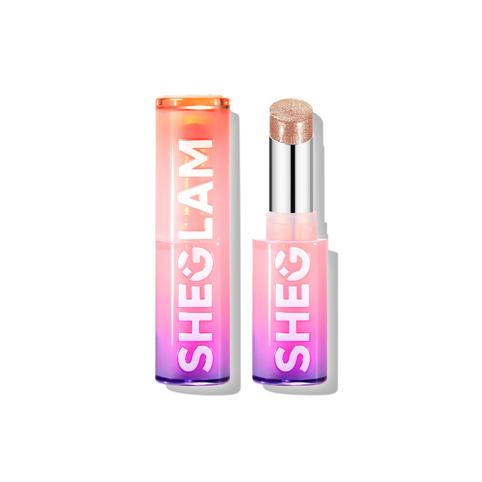 Sheglam Mirror Kiss High-Shine Lipstick Silky Jelly Texture Hydrated&Smooth Lip Gloss-Own Your Shine