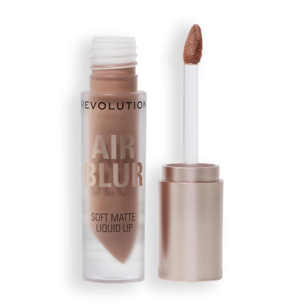Revolution Beauty Lo Revolution Beauty London, Air Blur Matte Liquid Lipstick, Long-Lasting Lip Color, Face Makeup, Vegan & Cruelty-Free, Siren Brown Nude, 0.11 Fl Oz - Image 4