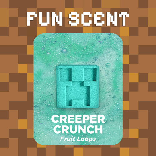 TNT Creeper Badekugel für Kinder mit Block Builder Überraschungsfigur (1 Pack) - Große sprudelnde Blase 2