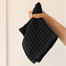 Viva Maison Set di 8 Panni Waffle Marroni - Cotone Turco 100% di Alta Qualità, Teli per Viso, Bagno, Cucina