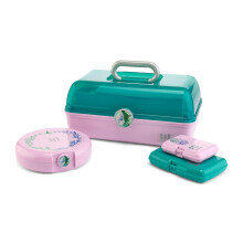 Ensemble Caboodles For Good 4 pièces : On-The-Go Girl, Cosmic Compact, Care Pack, Lil Bit, Teal Lavender