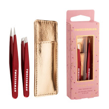 Tweezerman Vintage Rose Mini Tweezer Set with Case