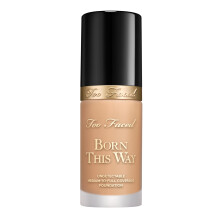 Too Faced Born This Way Natural Finish Longwear Liquid Foundation | Medium-To-Full Coverage | Hydrating + Oil Free 1.01 fl. oz.