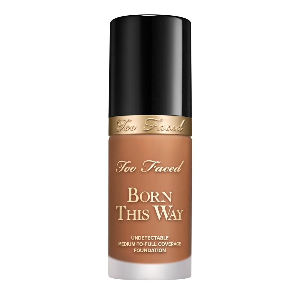 Too Faced Born This Way Natural Finish Longwear Liquid Foundation | Medium-To-Full Coverage | Hydrating + Oil Free 1.01 Fl. Oz.