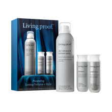 Living proof Kit Volume e Stile - Shampoo & Balsamo da viaggio, Spray Volume e Texture da 200ml ($70 valore)