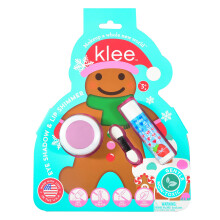 Klee Naturals Feestdagen Oogschaduw en Lip Shimmer Make-up Kit. Zacht en Niet-toxisch. Perfect voor Kinderen.