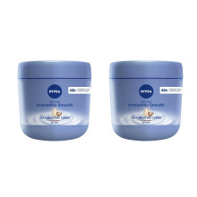 NIVEA Irresistibly Smooth Body Cream met Shea Butter, 400ml - Intense Hydratatie voor Droge Huid