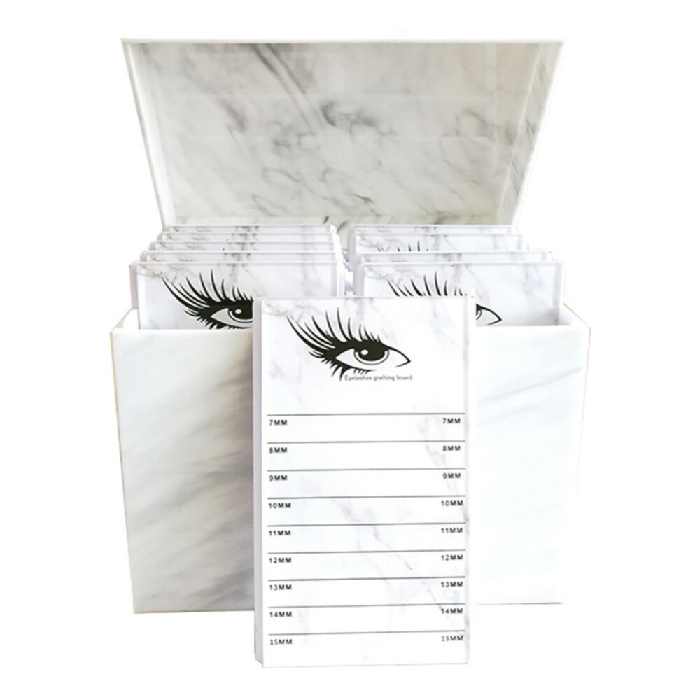 Liximmazn 10 Layers Acrylic Eyelash Storage Box Eyelash Holder Extension Tool Makeup Organizer False Eyelashes Glue Pallet Holder Grafting Eye Lashes Close-Pa