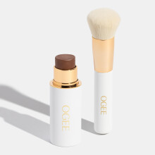 Ogee Bronze & Blend Duo - Sculpted Face Stick in Copper & Blender Brush Set - Bio- Bronzer & Qualitäts-Make-up-Pinsel