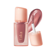 Laka Jelling Nude Gloss Mini, 1.9g/0.07oz, Aceite Labial Hidratante Sin Tinte, Brillo Nutritivo Vegano