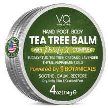 VITAL AFFAIR Tea Tree Olie Balsem - Verzachtende Zorg voor Huiduitslag, Voetschimmel, Jock Itch, Insectenbeten