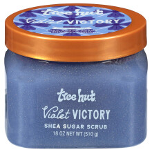 Gommage Corporel Tree Hut Violet Victory au Sucre de Karité, Exfoliant & Hydratant, Doux & Lissant