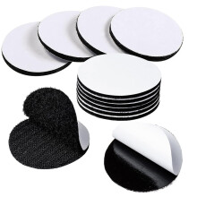 12pcs Heavy Duty Hook and Loop Coin Dots, Self Adhesive Dots for Carpets, Mats, DIY (38MM)