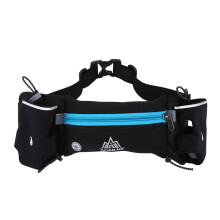 Professional Hydration Belt, Adjustable Water Bottle Holder with Anti-slip Technology, Convenient Storage, Reflective Straps for Night Running, Suitab