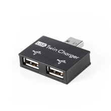 USB-hub i högkvalitativa material, hållbar och bärbar, stöder transparent anslutning, aluminiumlegering, smal datahubb för laddning på språng