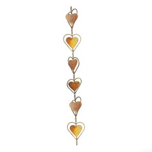 Decorative Rain Chain, Rain Catcher Chain, 100cm long Water feature or downpipe(Love)