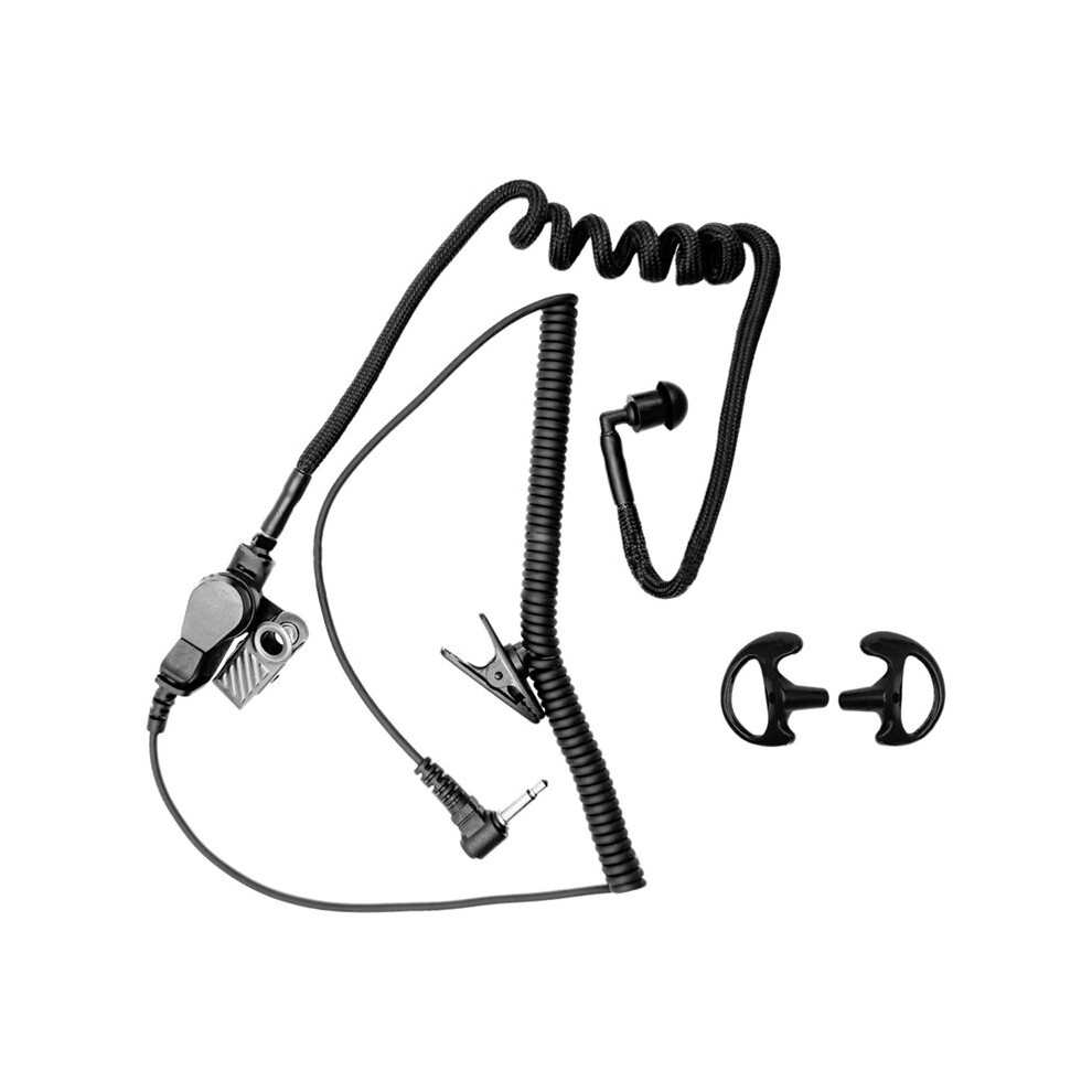 3.5Mm Monaural Earphone Spring Air Tube Replacement Walkie Talkie Earplug Replacement For Radio Earpiece Headset B 6033227131497